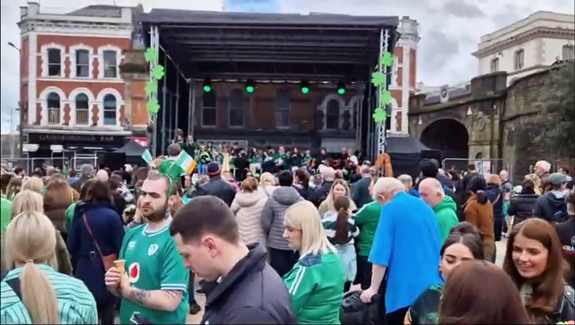 Scenes from St Patrick's Day in Derry