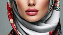 Beautiful hijab girl arab woman