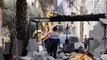 شهداء وجرحى في غارات إسرائيلية على بناية سكنية بدير البلح