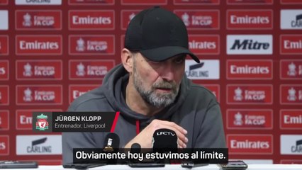 Klopp: "No cerramos el partido"