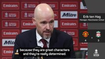 Ten Hag praises players' character after incredible Liverpool victory