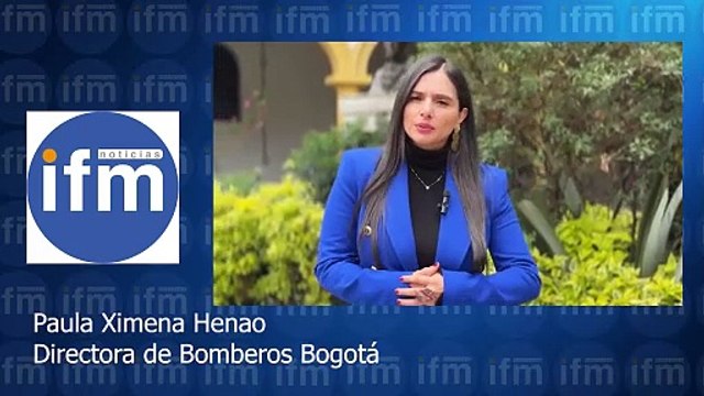 Claudia Henao - Directora Bomberos Bogotá