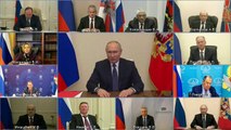 Putin agradeció a los rusos por votar en la presidencial y a soldados que combaten en Ucrania