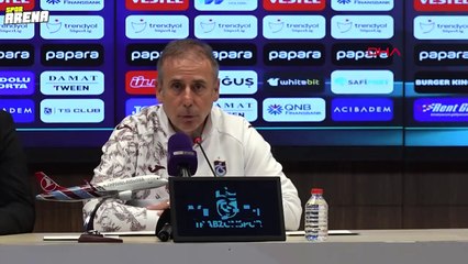 Trabzonspor'da Abdullah Avcı'dan olay hakkında: İsmail Kartal'a da dedim...