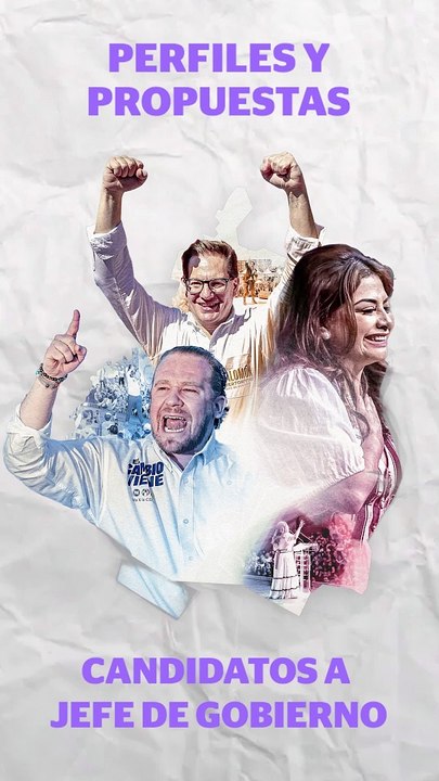 Estos son los perfiles de los candidatos a la jefatura de gobierno de la CDMX | Reporte Indigo