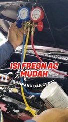 Cara Isi Freon AC Mobil Daihatsu TARUNA EFI