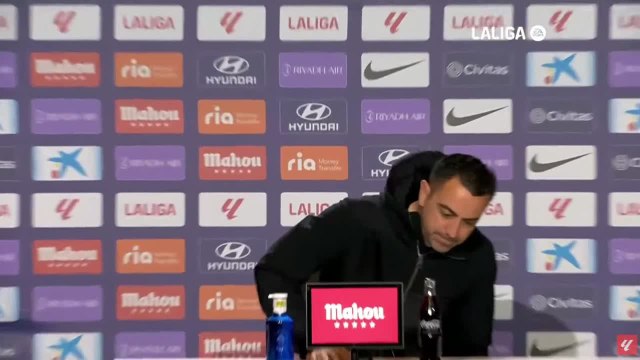 Rueda de prensa de Xavi tras la victoria en el Cívitas Metropolitano ante el Atlético de Madrid