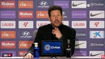 Rueda de prensa de Simeone tras el Atlético de Madrid - Barcelona