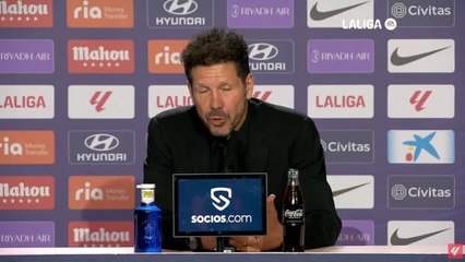 El contundente mensaje de Simeone tras la derrota