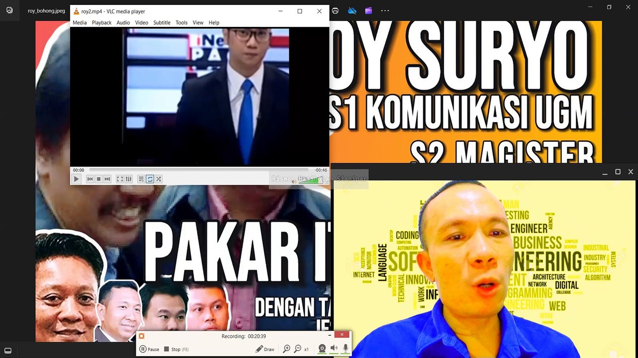 ROY SURYO PAKAR IT DADAKAN GIRING PUBLIK DAN HAKIM: KASUS VIDEO CCTV REKAYASA JESSICA WONGSO