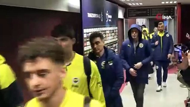 Fenerbahçe kafilesi stattan ayrıldı