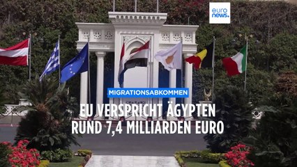 Migrationsabkommen: EU verspricht Ägypten rund 7,4 Milliarden Euro 