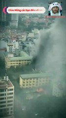 Hà Nội Cháy trường THCS Văn Quán