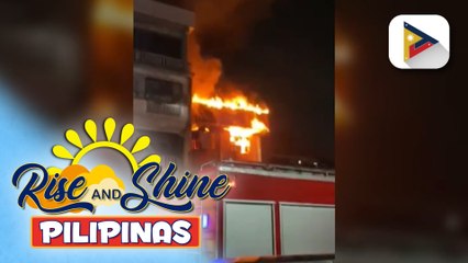 1 sugatan sa sunog na sumiklab sa isang bahay sa Santa Cruz, Maynila