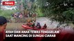 Pilu! Asyik Mancing, Ayah dan Anak Tewas Tenggelam di Sungai Ciarab Tangerang