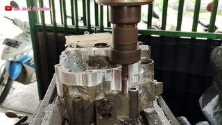 what is the process of forming the crankcase after welding aluminum