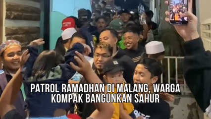Momen Patrol Ramadhan, Warga Malang Kompak Bangunkan Sahur Dengan Menyanyikan Lagu Dangdut