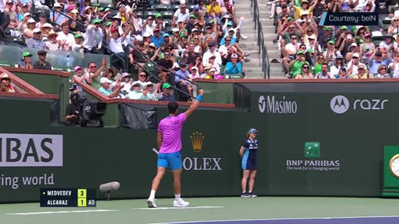 Alcaraz goes back-to-back in Indian Wells by be...