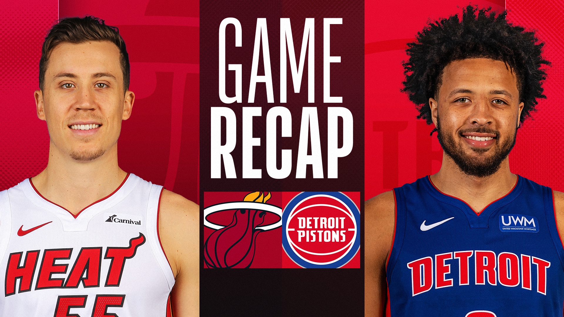 Game Recap: Heat 104, Pistons 101