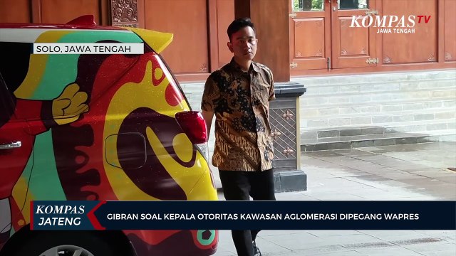 Gibran Soal Kepala Otoritas Kawasan Aglomerasi Dipegang Wapres