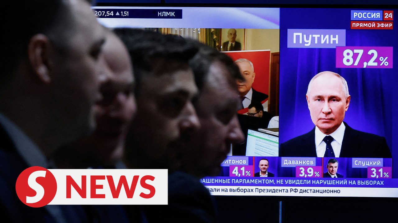Putin wins landslide in Russian election