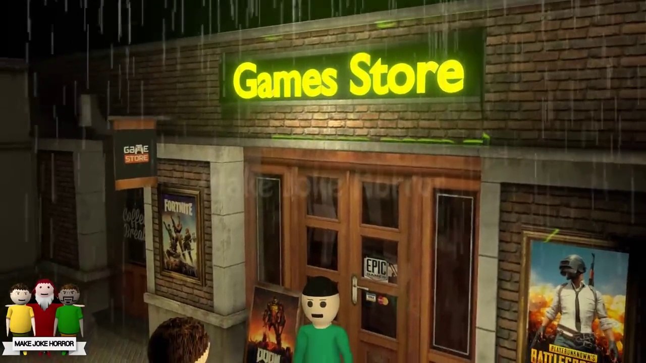 Gulli Bulli Aur Sar Kata Part 1 | Animated Horror Stories In Hindi | Horror games | Make Joke Horror