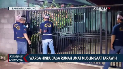 Warga Hindu Jaga Rumah Umat Muslim saat Ditinggalkan Tarawih