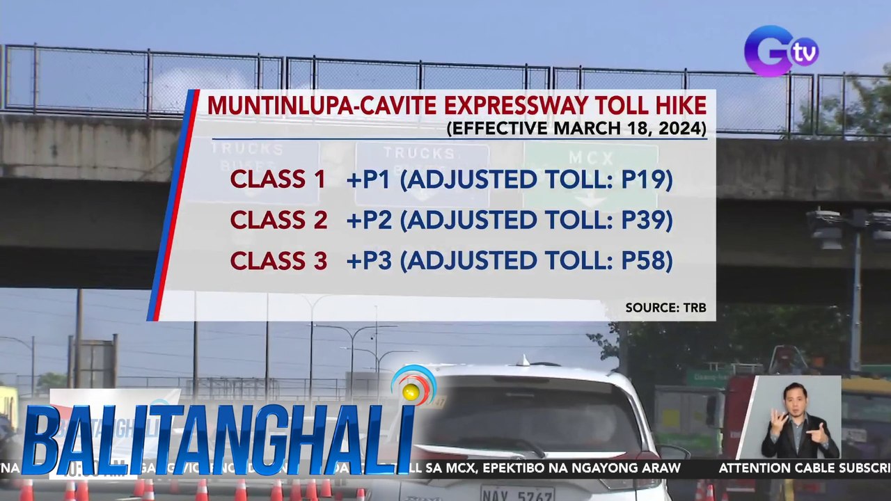 Dagdag-toll sa MCX, epektibo na simula ngayong araw | BT