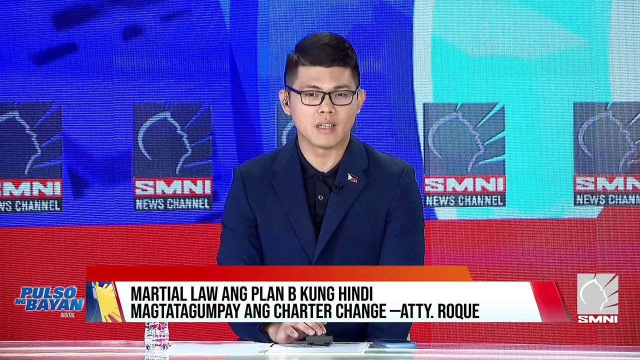 Martial law ang plan B kung hindi magtatagumpay ang Charter change —Atty. Roque