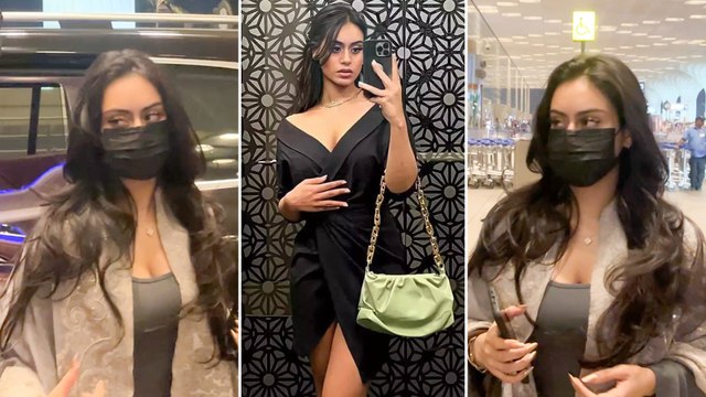Nysa Devgn: Singham Girl Arrives At Mumbai Airport In Full Swag