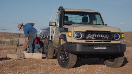 2024 Toyota LandCruiser 70 Series GX Driving Video