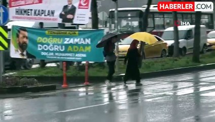 Diyarbakır'da sağanak yağış etkili oldu