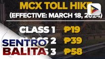 Taas-singil sa toll sa Muntinlupa-Cavite Expressway, epektibo na simula ngayong araw