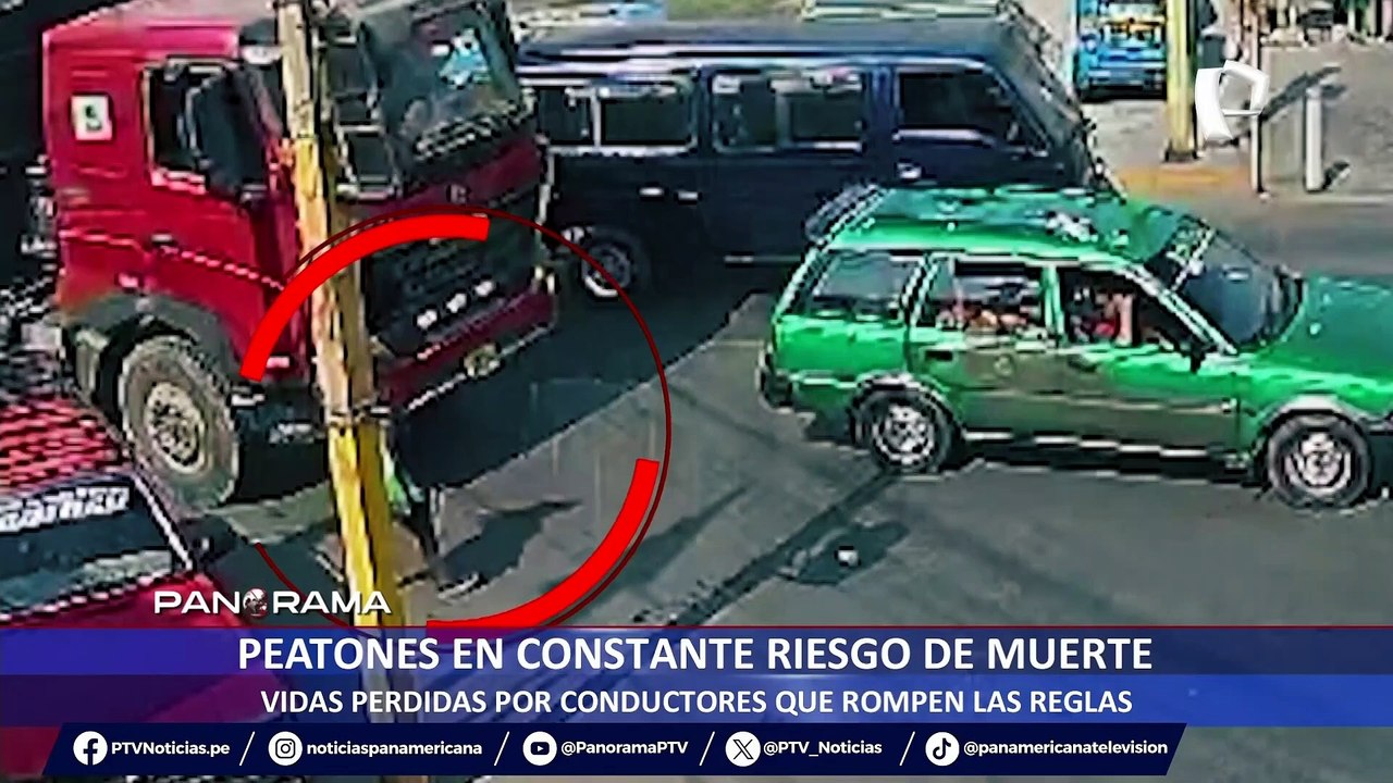 ¡Exclusivo! Peatones en constante riesgo de muerte: vidas perdidas por conductores que rompen las reglas