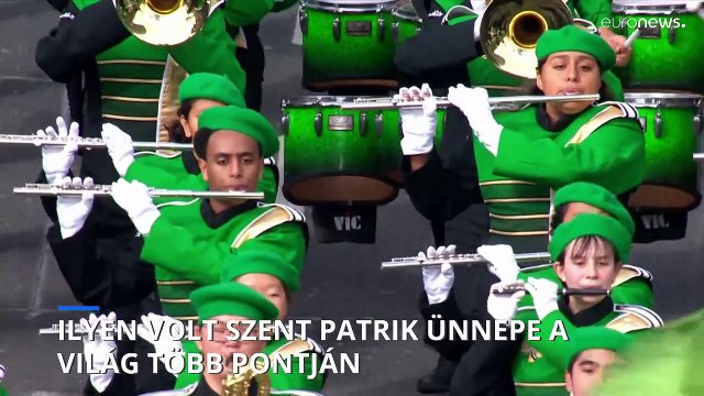 A valaha volt legnagyobb Szent Patrik-napi felvonulás Dublinban