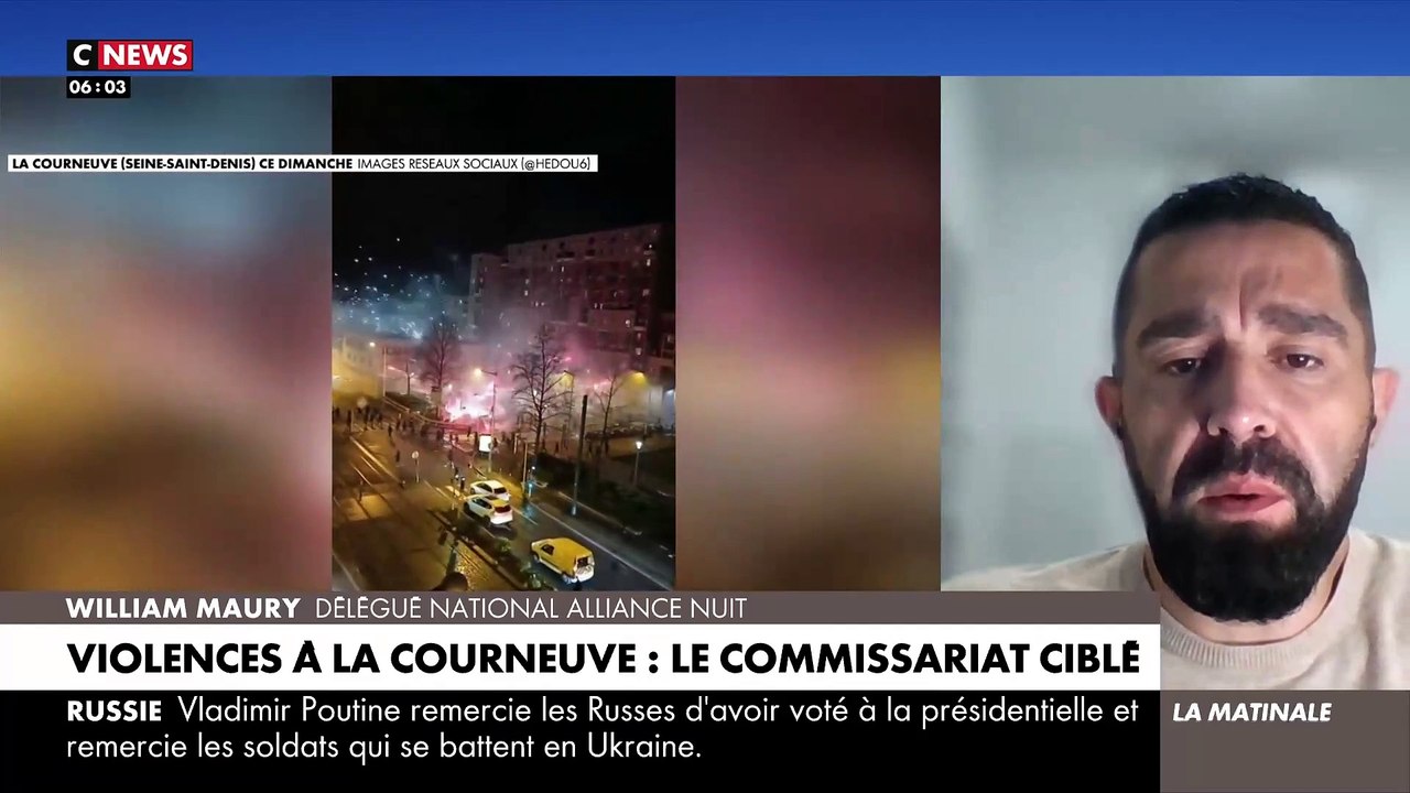 Attaque du commissariat de la Courneuve - Le syndicat Alliance en colère : "Ils étaient là pour se faire du flic et pour cramer des policiers. Ils voulaient tuer du flic, il faut dire les choses !"