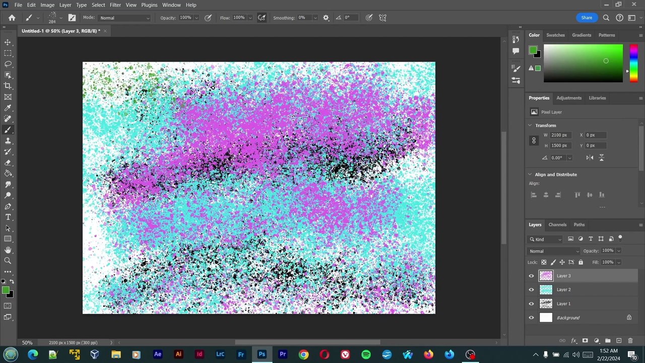 Watercolor Splatter