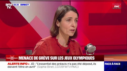 JO de Paris: "Il faut des primes équivalentes" pour tous les fonctionnaires "qui auront des contraintes" cet été, estime Sophie Binet