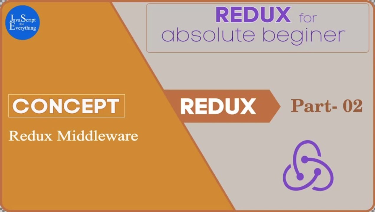 Redux Tutorial ｜ 02 Understanding Redux Middleware