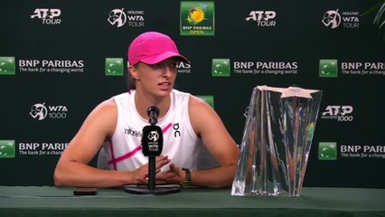 WTA - Indian Wells 2024 - Iga Swiatek, un 8e Masters, un 19e titre en 23 finales : "On va faire la fête"