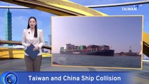 Taiwanese Shipping Boat Hits Chinese Bulk Carrier
