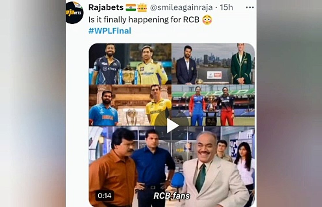Celebrity reaction on #rcb Wins first #wpl Trophy in 17 years of Indian franchise cricket #wpl2024