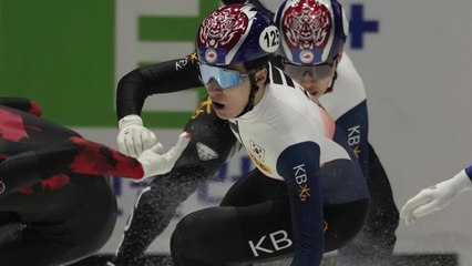 황대헌, '세계랭킹 1위' 박지원에 이틀 연속 반칙...올 시즌만 세 번째 / YTN