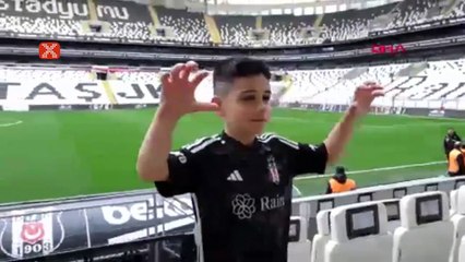 9 yaşındaki Emir'in Aboubakar hayali gerçek oldu