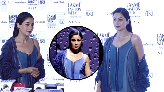 Shehnaaz Gill ने लेकमे फैशन वीक में डिजाइनर दीक्षा खन्ना के लिए किया रैंप वॉक