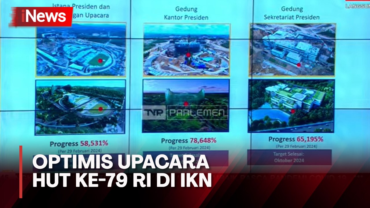 Pembangunan Istana Presiden Sudah 58,531%, Kepala Otorita Optimis Upacara HUT ke-79 RI di IKN