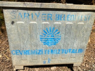 Sarıyer'de ormanda çöp konteynerine yazılan not cesede götürdü