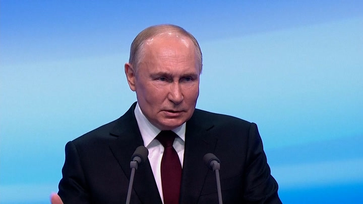 Putin warns Russia-Nato conflict just one step from World War Three in first speech after sham election
