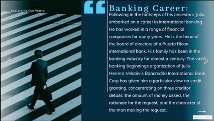 Julio M Herrera Velutini: The Driving Force behind Banking Excellence