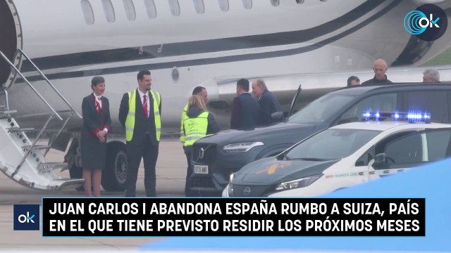 Juan Carlos I abandona España rumbo a Suiza, país en el que tiene previsto residir los próximos meses